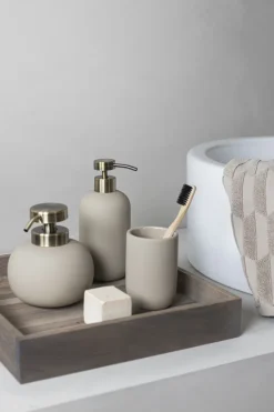 Dispensador de jabón Lotus alto, arena