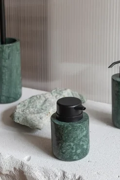 Dispensador de jabón Marble 12,5 cm, Dark forest