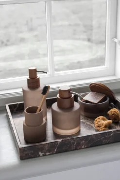 Dispensador de jabón Modest alto, Walnut