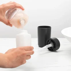 Dispensador de jabón ReNew Brabantia 14 cm, gris oscuro