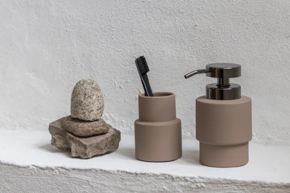 Dispensador de jabón Shades alto, Nougat