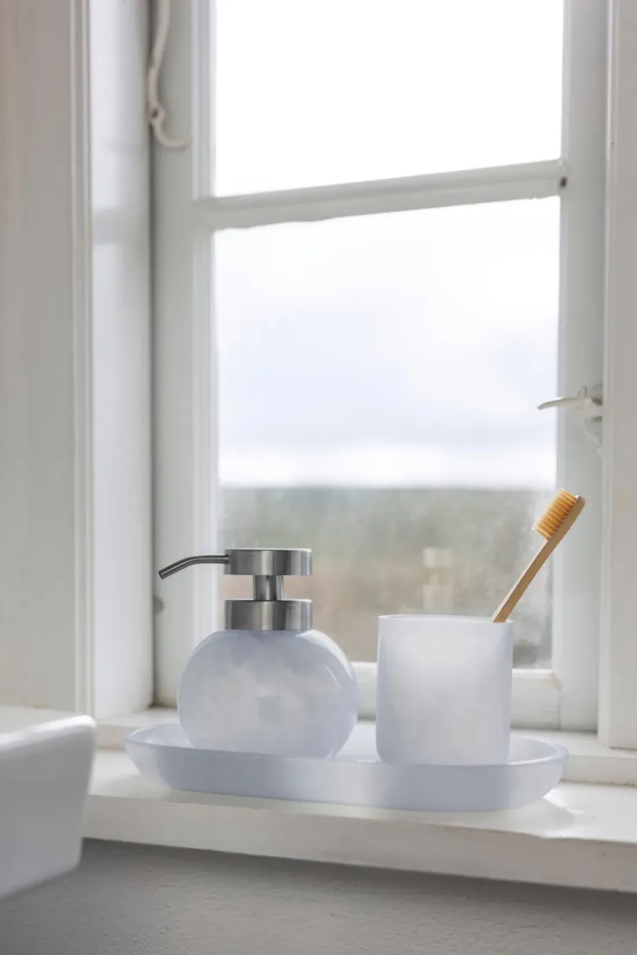 Dosificador de jabón Opal, Light blue