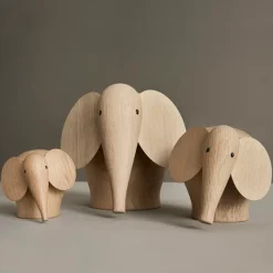 Elefante de madera Nunu, Medium