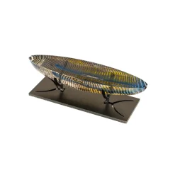 Escultura de cristal BV Caspar Boat, transparente