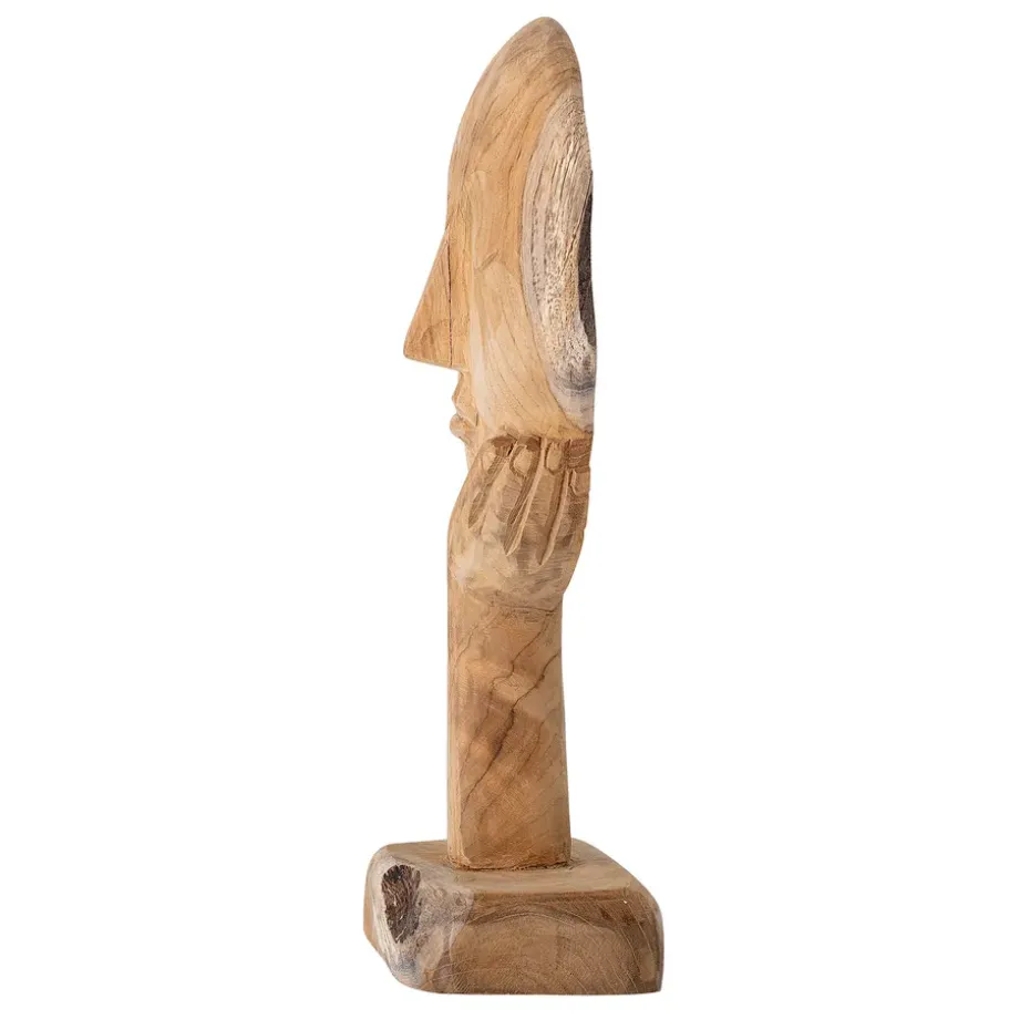 Escultura de madera Bloomingville 35 cm, natural