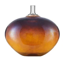 Escultura de vidrio BV Beans AC-20, Marrón dorado