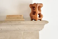 Escultura Organic 22 cm, Varnished mahogany