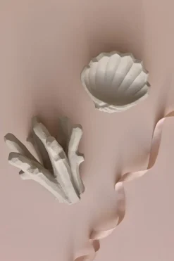 Escultura The Clam Shell 13 cm, Limestone