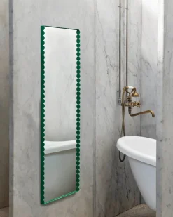 Espejo Arcs Mirror Rectangle M 50x133,5 cm, Green