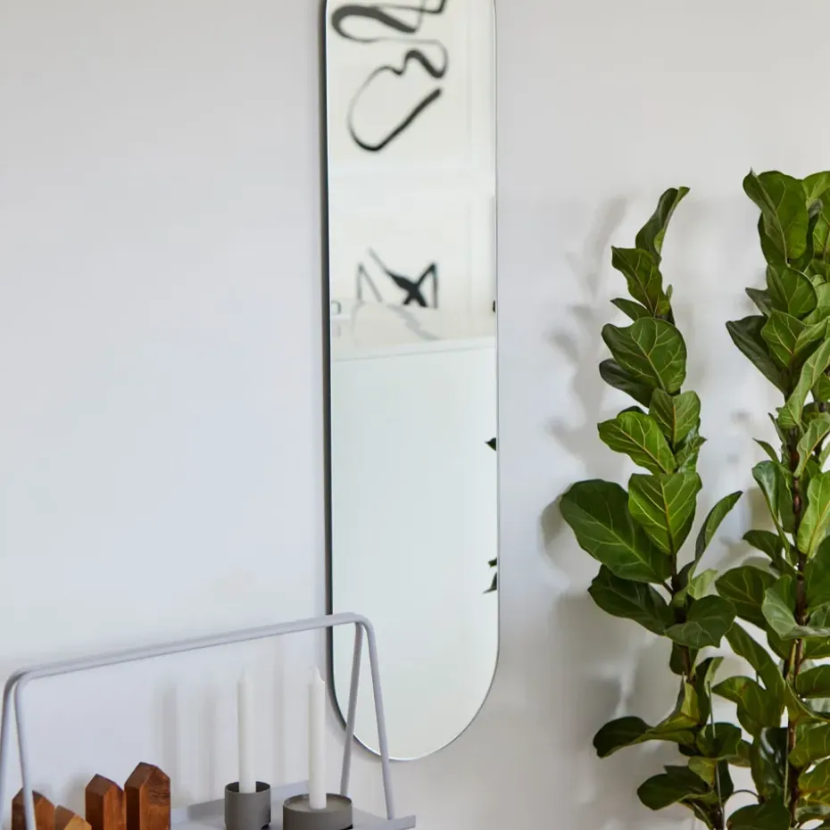 Espejo A-Wall Mirror, Soft grey, large