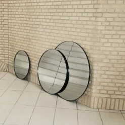 Espejo Circum pequeño, transparente-negro