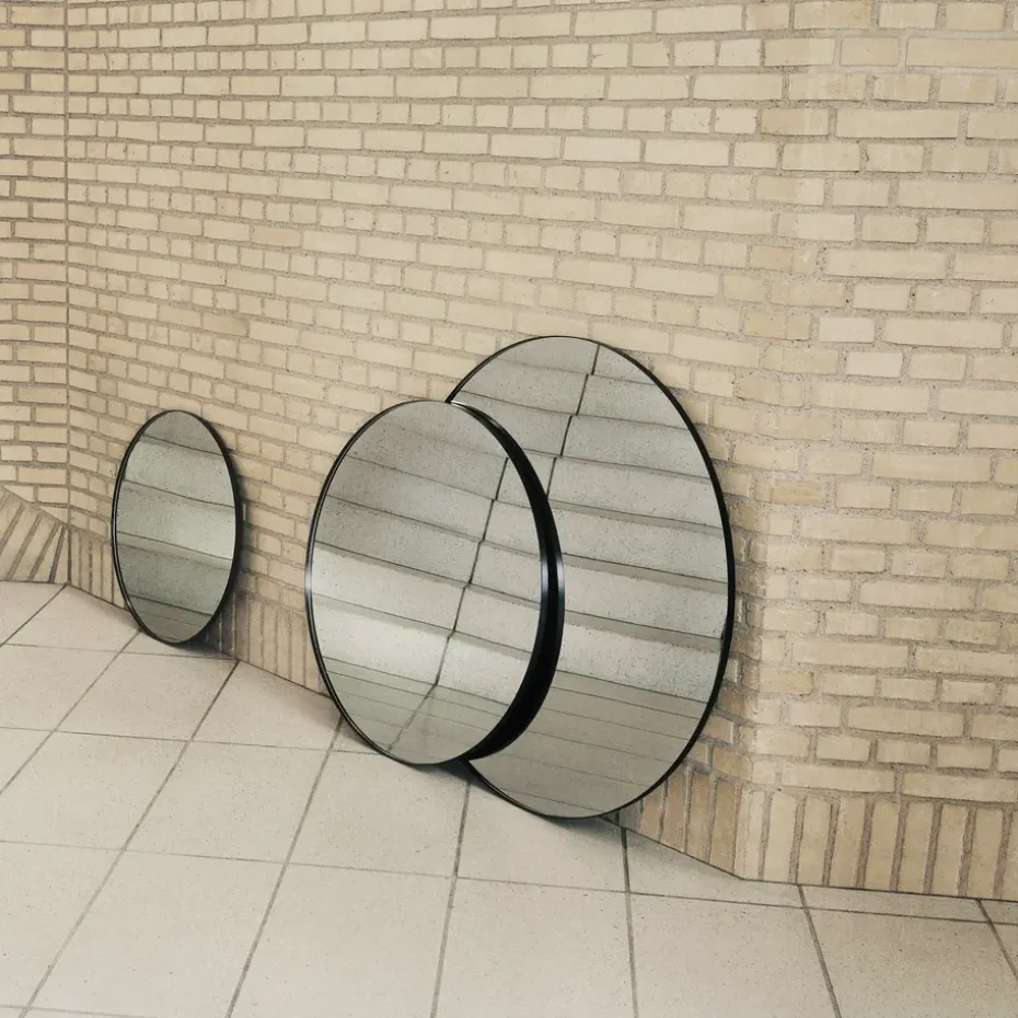 Espejo Circum pequeño, transparente-negro