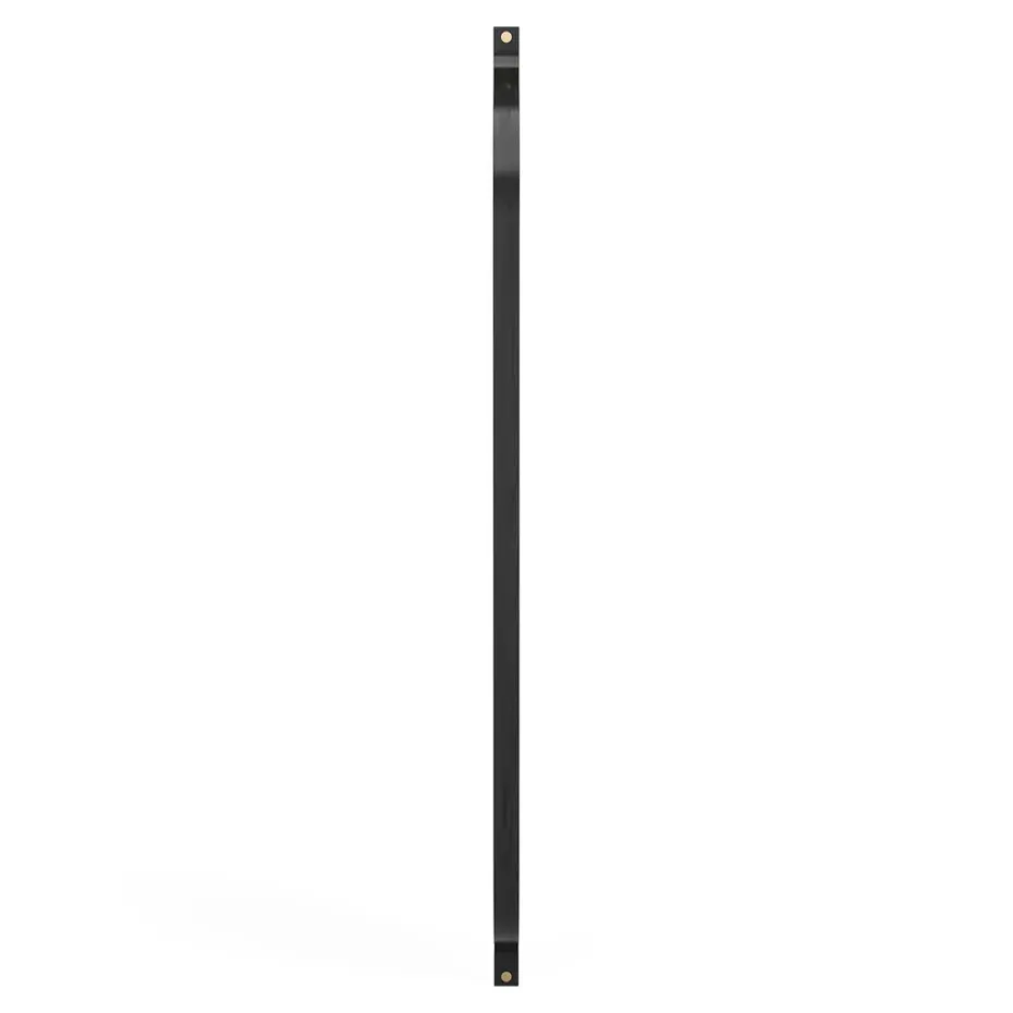 Espejo Comma rectangular 135 cm, fresno teñido de negro