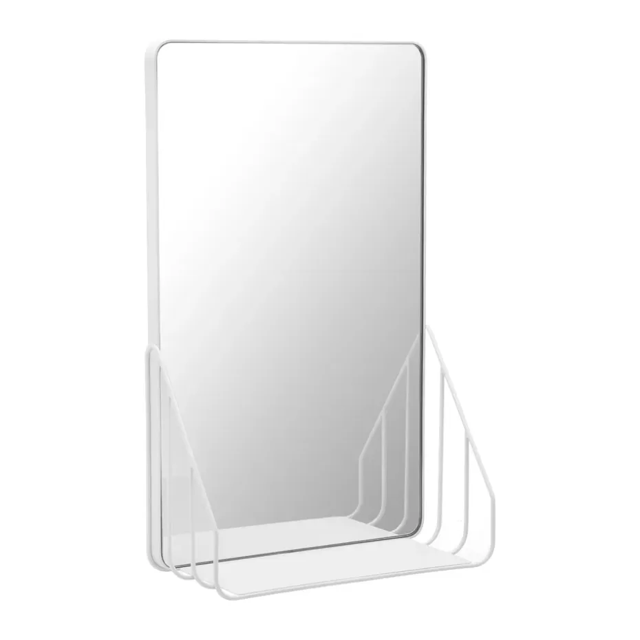 Espejo con estante Nod 30x50 cm, White