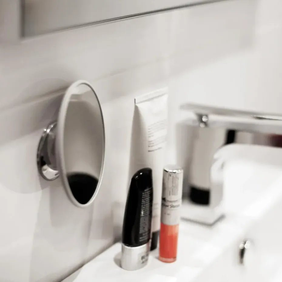 Espejo de maquillaje extraible Bosign, blanco