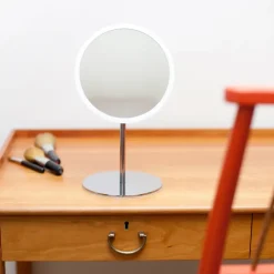 Espejo de mesa AirMirror x15 desmontable magnético, Ø16,5 cm