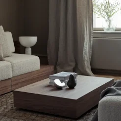 Espejo de mesa Aura, Acero inoxidable