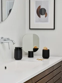 Espejo de mesa Time 26,5 cm, Black