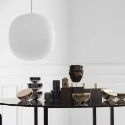 Espejo de pared Aura small, Acero inoxidable