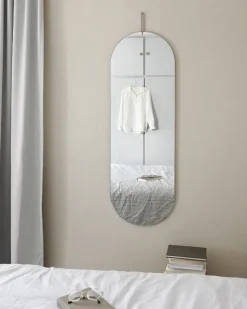 Espejo de pared Moebe 133 cm, Stainless steel