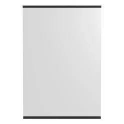 Espejo de pared rectangular 70x100 cm, Black