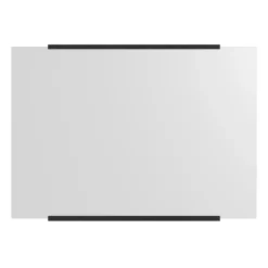 Espejo de pared rectangular 70x100 cm, Black