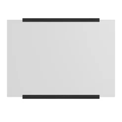 Espejo de pared rectangular 30x40 cm, Black