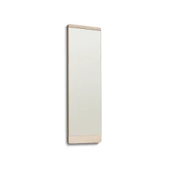 Espejo de pared Rim 35x110 cm, Roble blanco