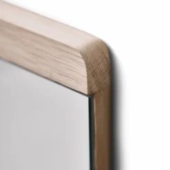 Espejo de pared Rim 35x110 cm, Roble blanco