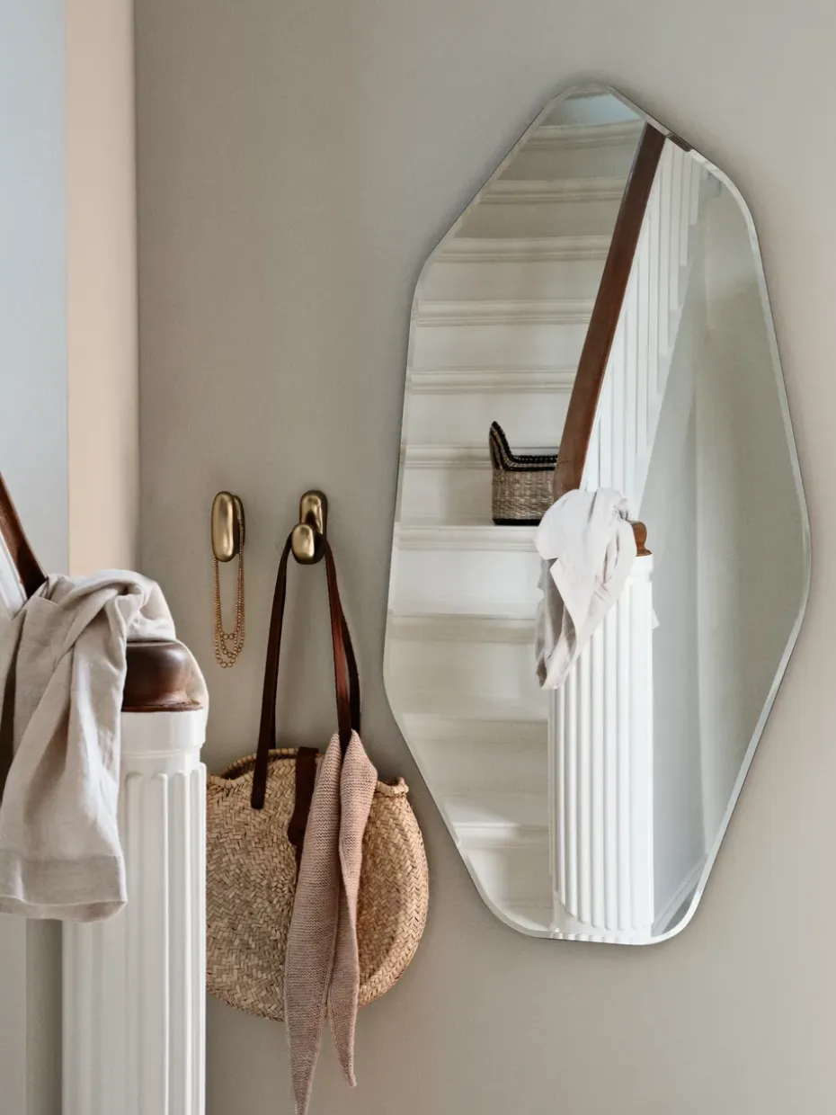 Espejo de pared Ruby 120x60 cm, Clear-black