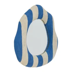 Espejo de pared Travis 39,5x38,5 cm, Azul