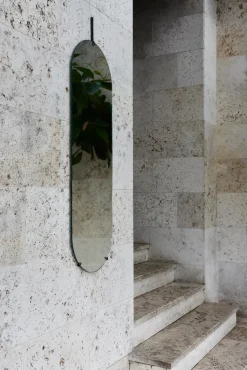 Espejo de pared 40,4x146,9 cm, Black