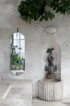 Espejo de pared 40,4x146,9 cm, Black