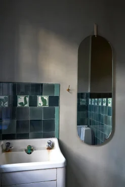 Espejo de pared 40,4x146,9 cm, Brass