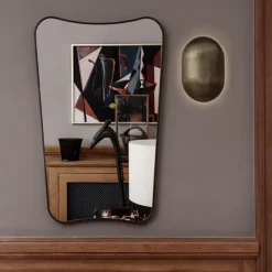 Espejo F.A.33, Black brass, grande