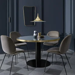 Espejo F.A.33, Black brass, grande