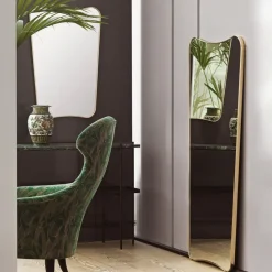 Espejo F.A.33, Latón pulido, grande