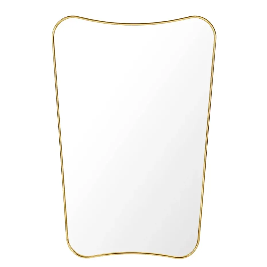 Espejo F.A.33 rectangular, latón