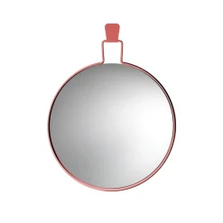 Espejo Flora, Rosa, Ø60 cm