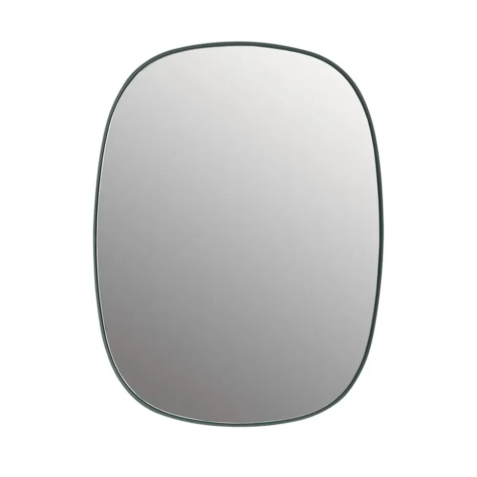 Espejo Framed, Dark green, 59x44 cm