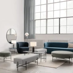 Espejo Gubi, Polished brass