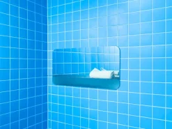 Espejo Horizon rectangular, Acero inoxidable