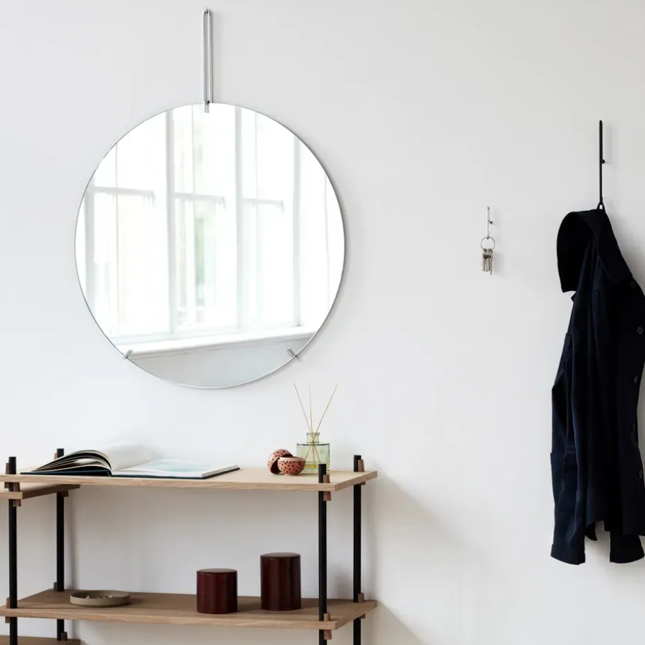 Espejo Moebe wall mirror Ø 70 cm, Cromo