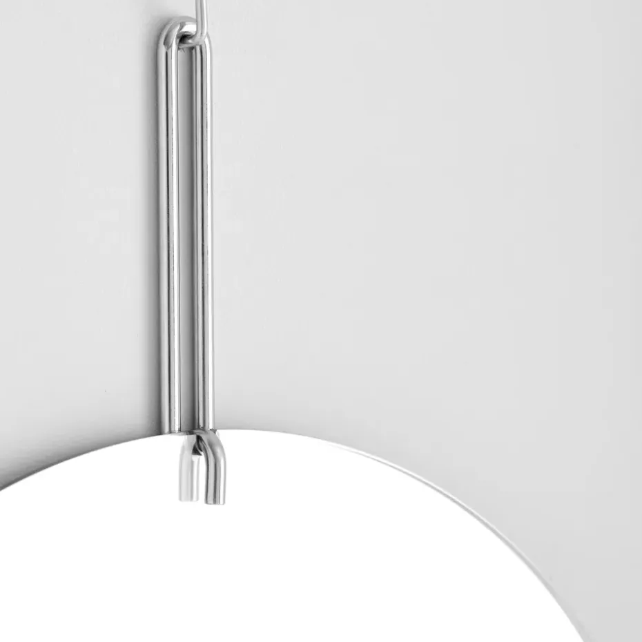 Espejo Moebe wall mirror Ø 70 cm, Cromo