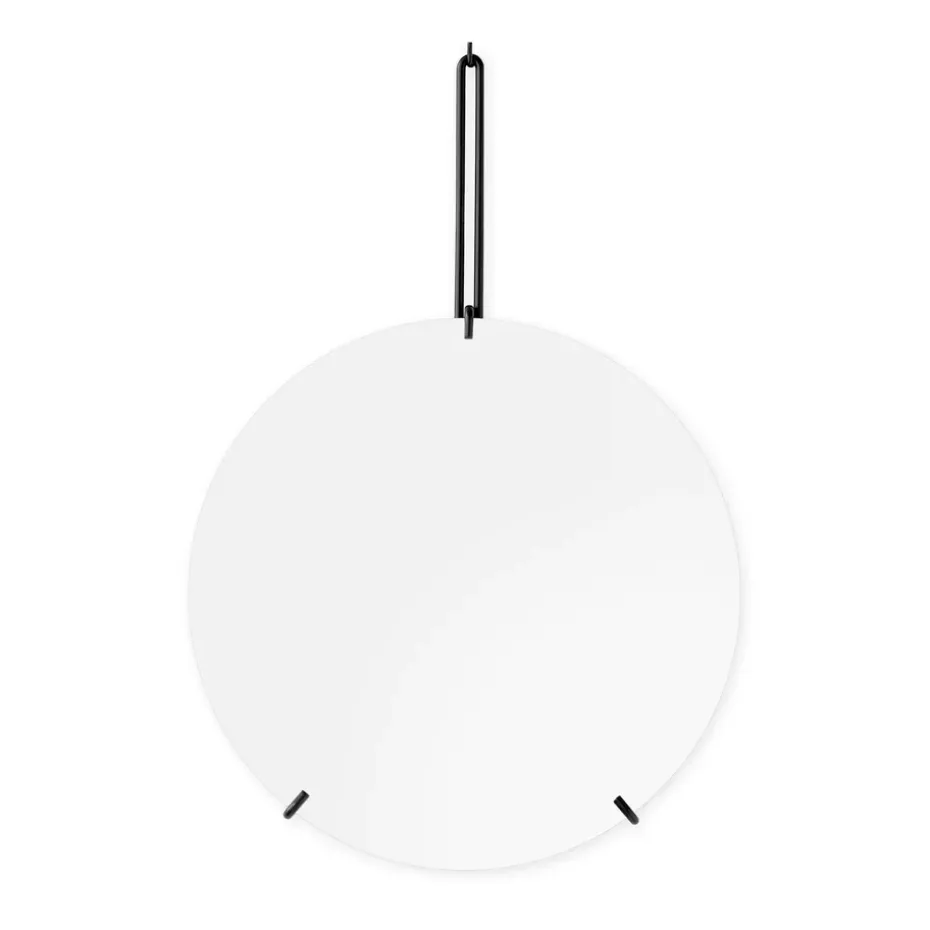 Espejo Moebe Wall mirror Ø 30 cm, negro