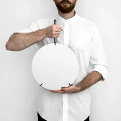 Espejo Moebe Wall mirror Ø 30 cm, negro