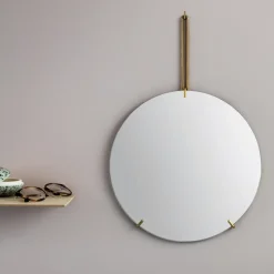Espejo Moebe Wall mirror Ø 30 cm, Latón