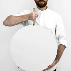 Espejo Moebe Wall mirror Ø 50 cm, Latón