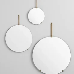 Espejo Moebe Wall mirror Ø 50 cm, Latón