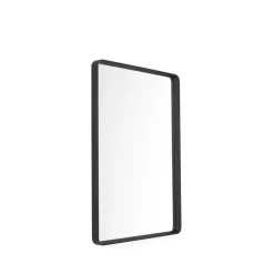 Espejo Norm, Negro, rectangular